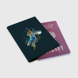 Обложка для паспорта матовая кожа The Legend of Zelda - фото 2