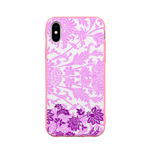 Чехол для iPhone X матовый Gentle style