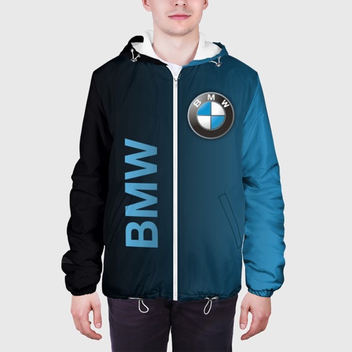 Мужская куртка 3D BMW, цвет 3D печать - фото 4