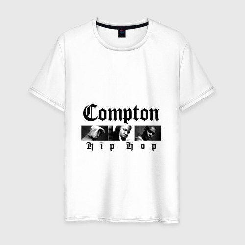 Мужская футболка хлопок Compton hip hop