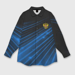 Мужская рубашка oversize 3D Russia Sport 2018 uniform