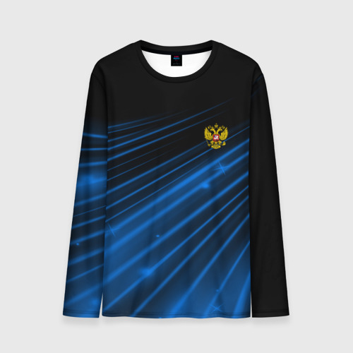 Мужской лонгслив 3D Russia Sport 2018 uniform