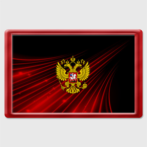 Магнит 45*70 Russia abstract collection RED