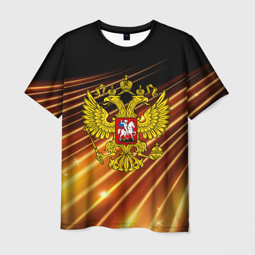 Мужская футболка 3D Russia collection abstract, цвет 3D печать