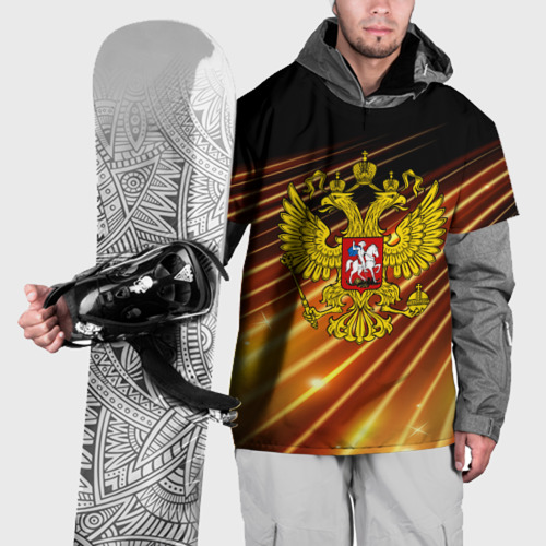 Накидка на куртку 3D Russia collection abstract, цвет 3D печать