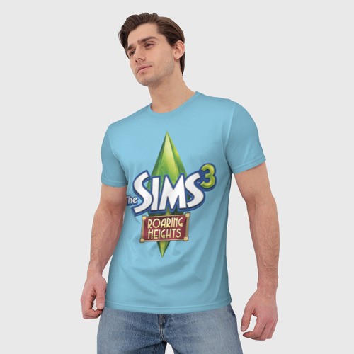 Мужская футболка 3D The Sims, цвет 3D печать - фото 3