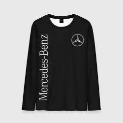 Мужской лонгслив 3D Mercedes-Benz