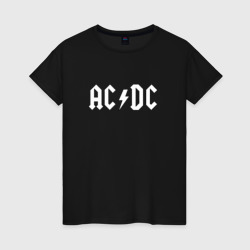 Женская футболка хлопок AC/DC