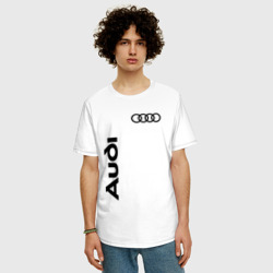 Мужская футболка хлопок Oversize Audi - фото 2