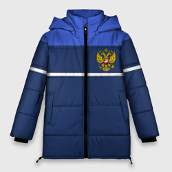 Женская зимняя куртка Oversize Герб России