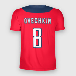 Мужская футболка 3D Slim Ovechkin Washington Capitals Red