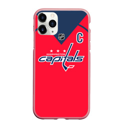 Чехол для iPhone 11 Pro Max матовый Ovechkin Washington Capitals Red