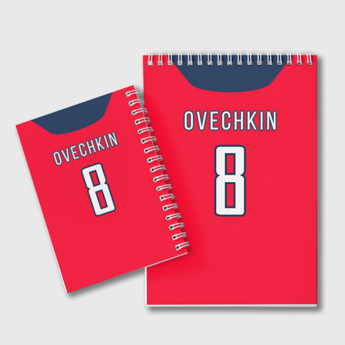 Блокнот Ovechkin Washington Capitals Red, цвет клетка - фото 2