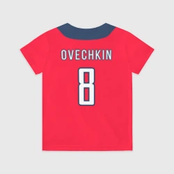 Детская футболка 3D Ovechkin Washington Capitals Red