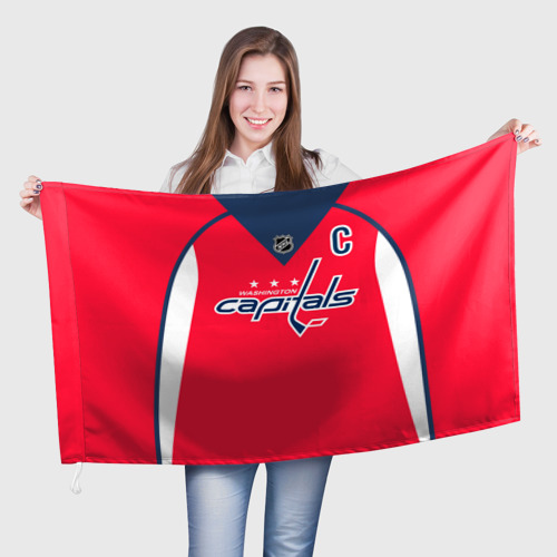 Флаг 3D Ovechkin Washington Capitals Red