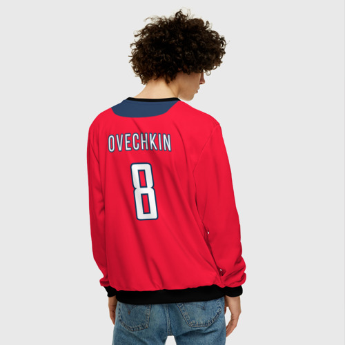 Мужской свитшот 3D Ovechkin Washington Capitals Red, цвет черный - фото 4