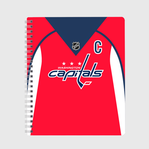 Тетрадь Ovechkin Washington Capitals Red, цвет точка