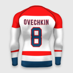 Мужской рашгард 3D Ovechkin Washington Capitals White