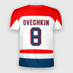 Мужская футболка 3D Slim Ovechkin Washington Capitals White