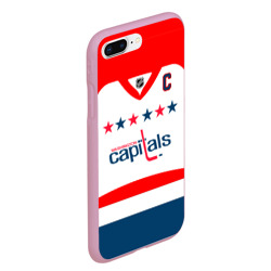 Чехол для iPhone 7Plus/8 Plus матовый Ovechkin Washington Capitals White - фото 2