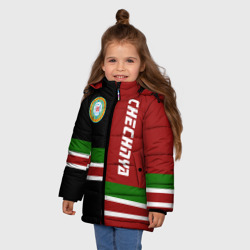 Зимняя куртка для девочек 3D Чечня - фото 2