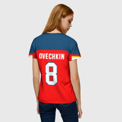 Женская футболка 3D Овечкин Сборная России по хоккею - фото 2