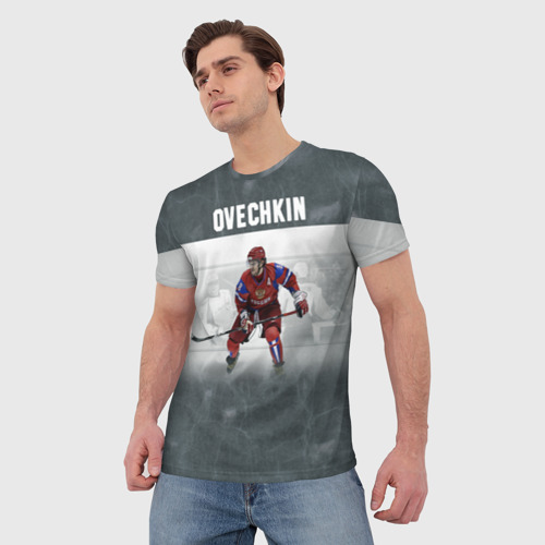 Мужская футболка 3D Александр Овечкин, цвет 3D печать - фото 3