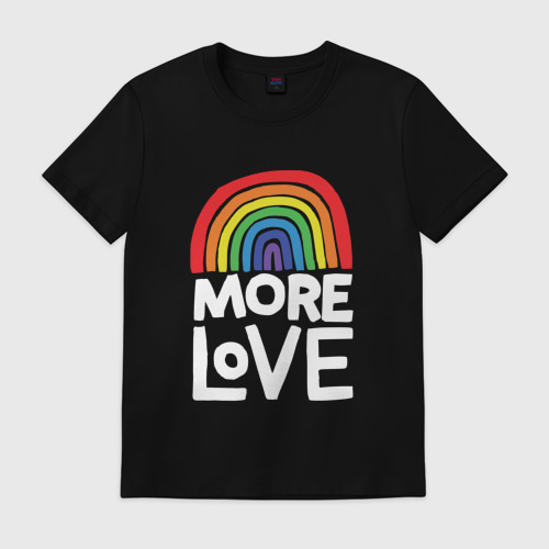 Мужская футболка хлопок more love Фото 01 Мужская футболка хлопок more love Фото 01