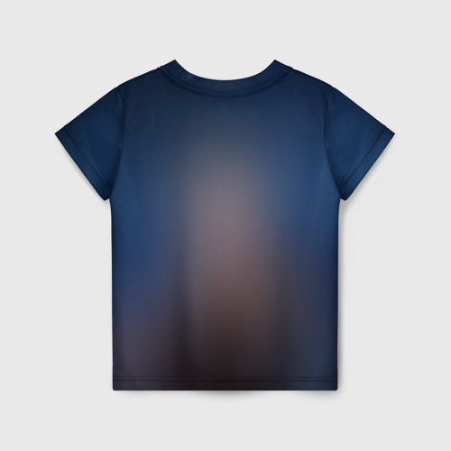 Детская футболка 3D с принтом Listen, вид сзади #1