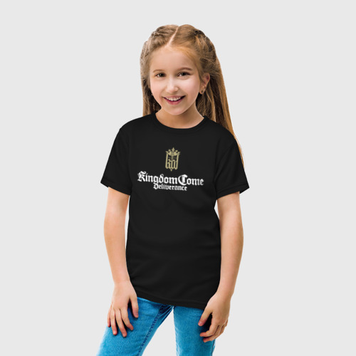 Детская футболка хлопок Kingdom Come, цвет черный - фото 5