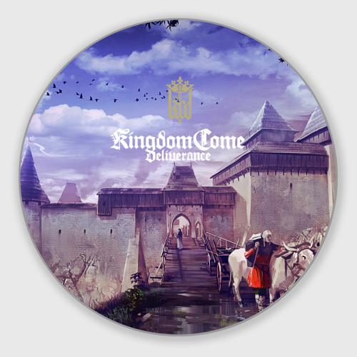 Круглый коврик для мышки Kingdom Come Deliverance