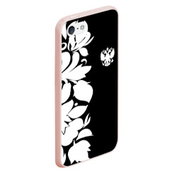 Чехол для iPhone 5/5S матовый Russia Black&White Style - фото 2