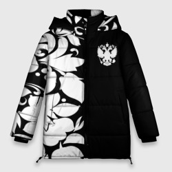 Женская зимняя куртка Oversize Russia Black&White Style