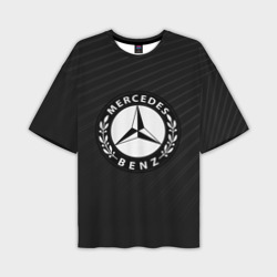 Мужская футболка oversize 3D Mercedes sport