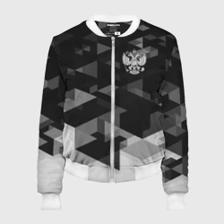 Женский бомбер 3D Герб РФ