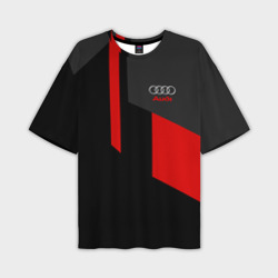 Мужская футболка oversize 3D Audi Ауди