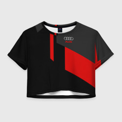 Женская футболка Crop-top 3D Audi Ауди