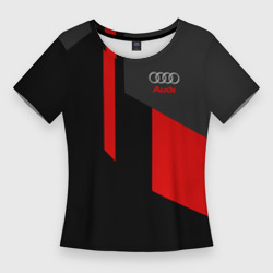Женская футболка 3D Slim Audi Ауди