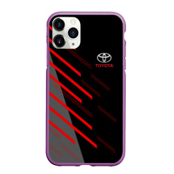 Чехол для iPhone 11 Pro Max матовый Toyota Тойота