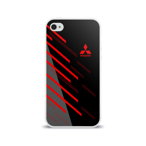 Чехол для Apple iPhone 4/4S силиконовый глянцевый MITSUBISHI SPORT Фото 01 Чехол для Apple iPhone 4/4S силиконовый глянцевый MITSUBISHI SPORT Фото 01
