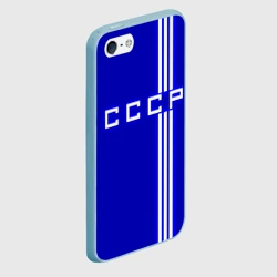 Чехол для iPhone 5/5S матовый Форма сборной СССР-1 - фото 2