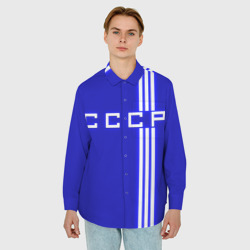 Мужская рубашка oversize 3D Форма сборной СССР-1 - фото 2