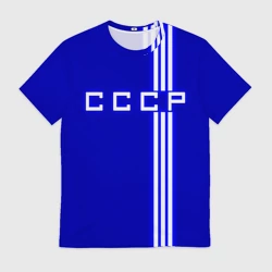 Мужская футболка 3D Форма сборной СССР-1