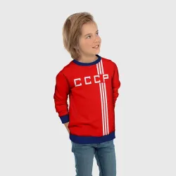 Детский свитшот 3D Форма сборной СССР-2 - фото 5