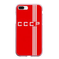 Чехол для iPhone 7Plus/8 Plus матовый Форма сборной СССР-2