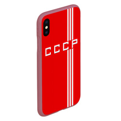 Чехол для iPhone XS Max матовый Форма сборной СССР-2 - фото 2