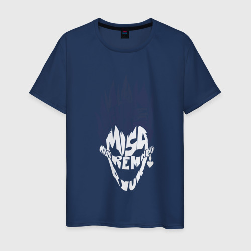 Мужская футболка хлопок Тетрадь смерти, цвет темно-синий