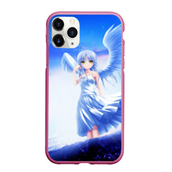 Чехол для iPhone 11 Pro Max матовый Аниме ангел