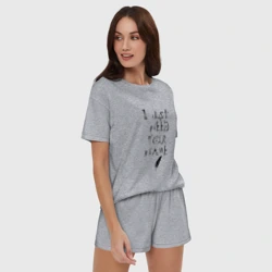 Женская пижама с шортиками хлопок Тетрадь смерти - фото 2