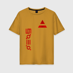 Женская футболка хлопок Oversize 30 Seconds to Mars